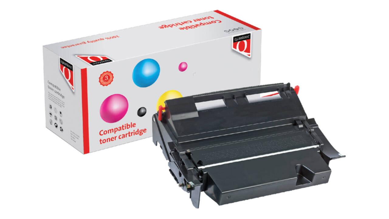 Tonercartridge Quantore alternatief tbv Lexmark 64036HE zwart