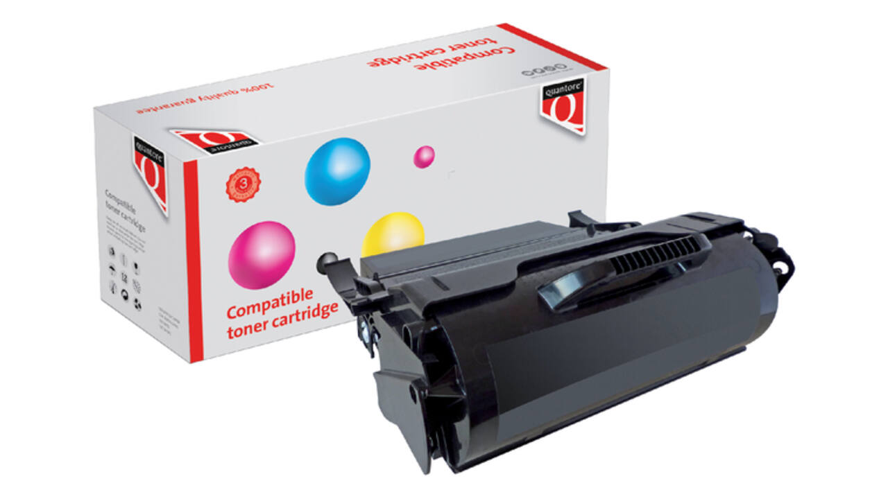 Tonercartridge Quantore alternatief tbv Lexmark T650A11E zwart