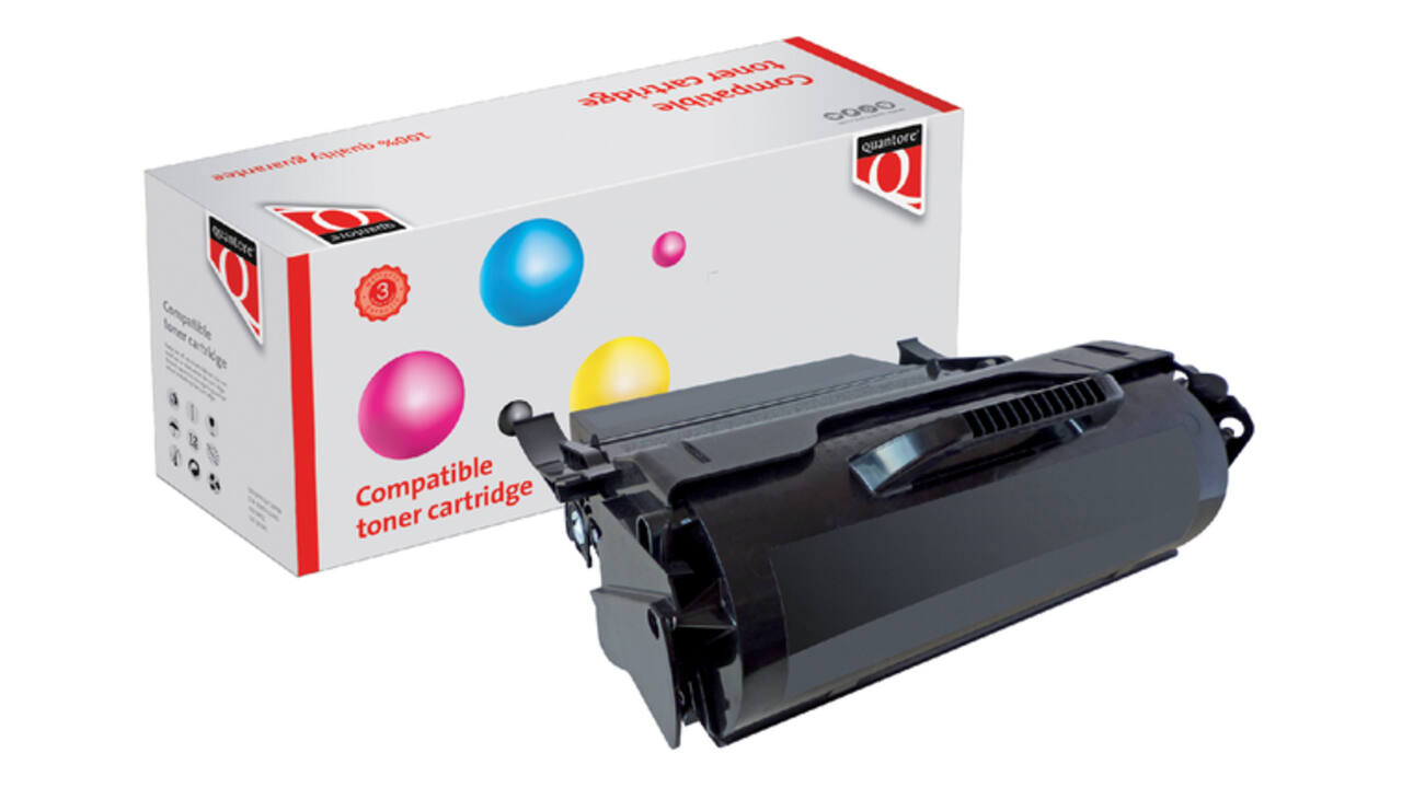 Tonercartridge Quantore alternatief tbv Lexmark T650H21E zwart