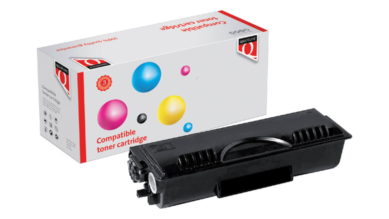 Toner Quantore alternatief tbv Brother TN-6600BK zwart