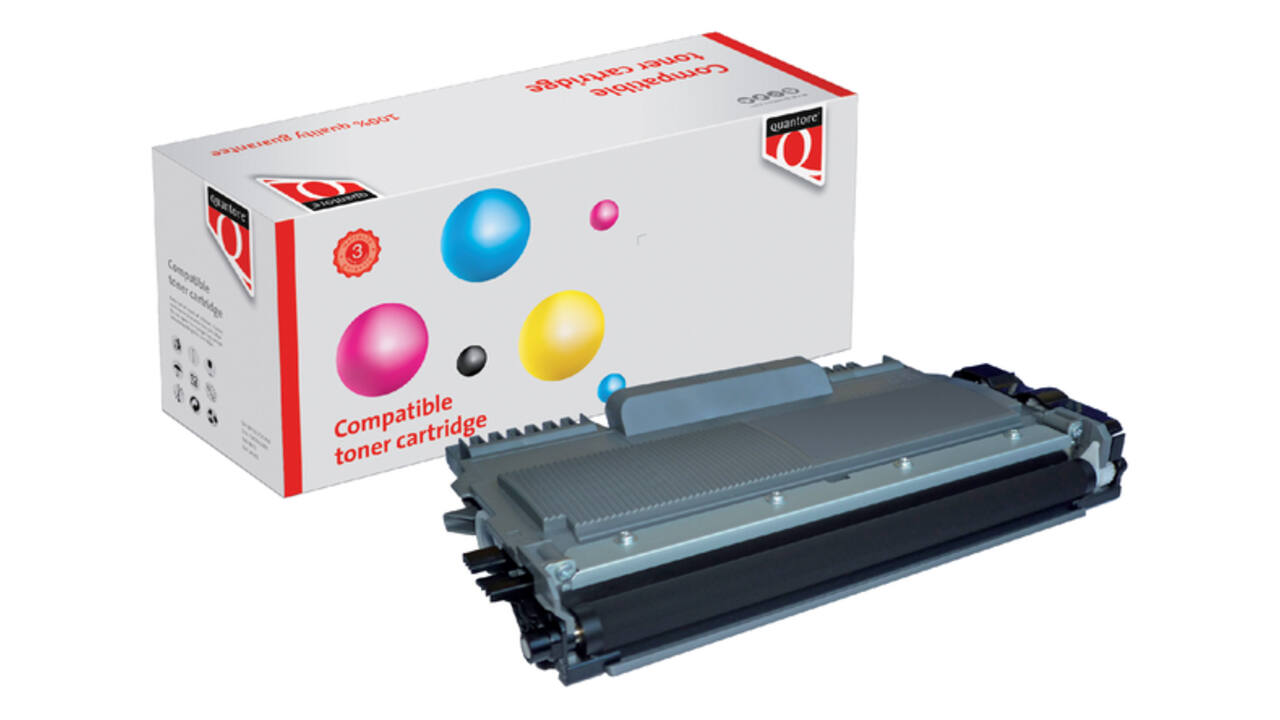 Toner Quantore alternatief tbv Brother TN-2210BK TN-2010BK zwart