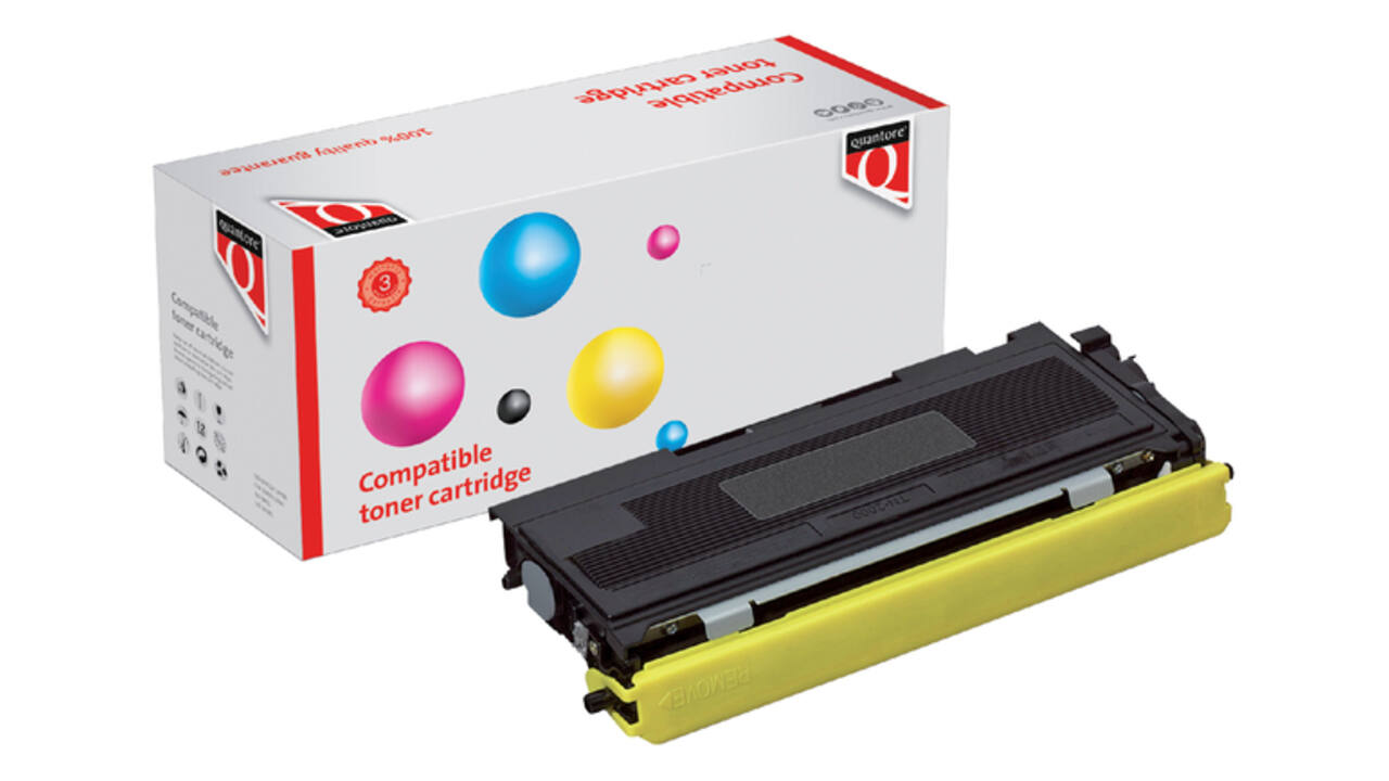 Toner Quantore alternatief tbv Brother TN-2000BK zwart