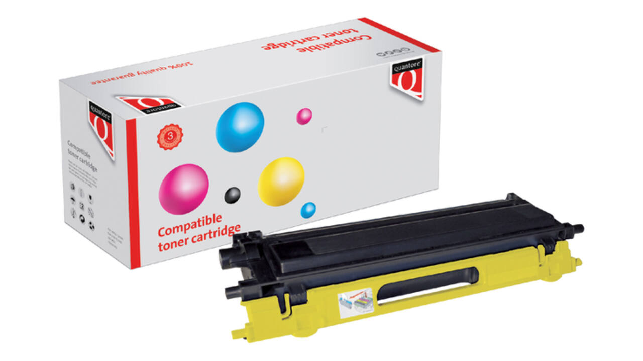 Tonercartridge Quantore alternatief tbv Brother TN-135 geel