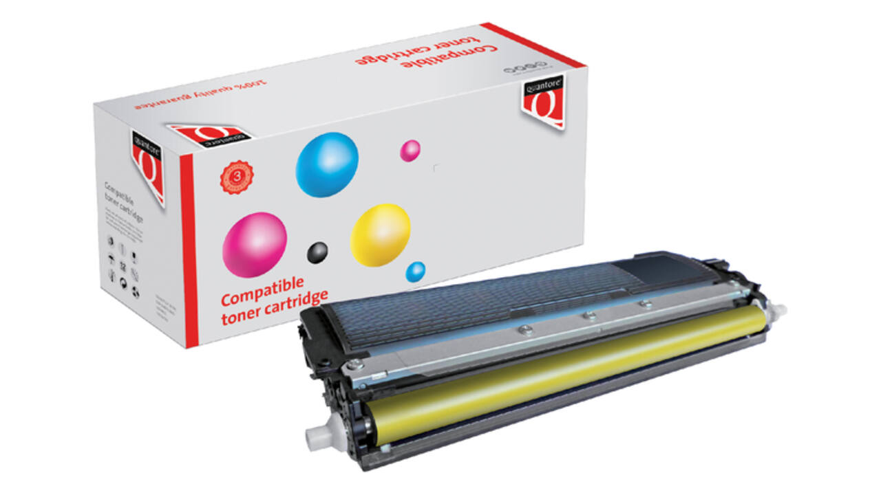 Toner Quantore alternatief tbv Brother TN-230Y geel