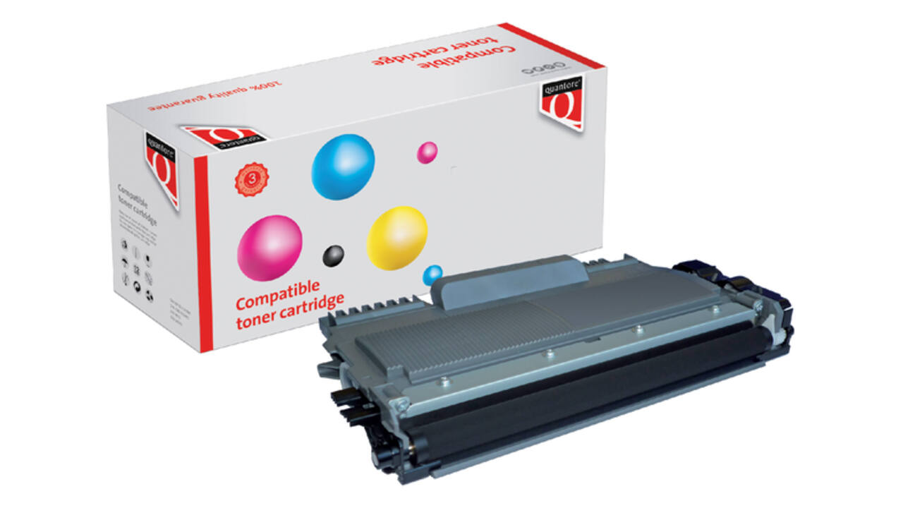 Toner Quantore alternatief tbv Brother TN-2220BK zwart