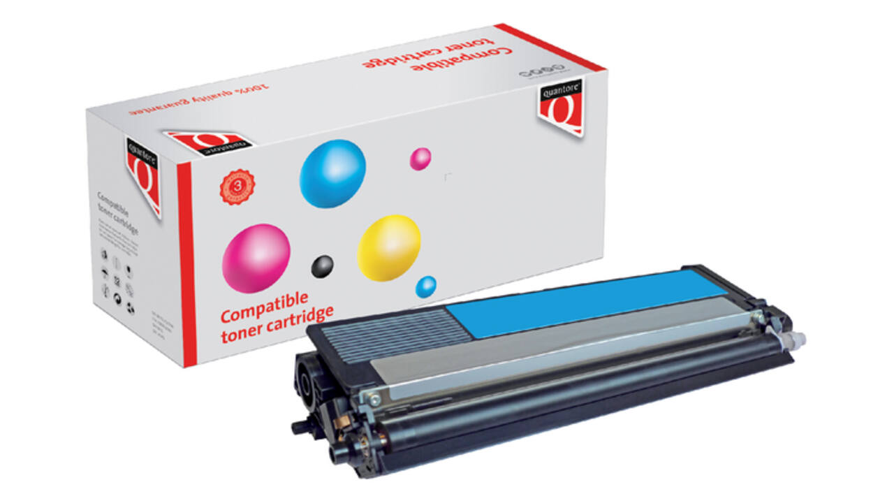 Toner Quantore alternatief tbv Brother TN-325C blauw