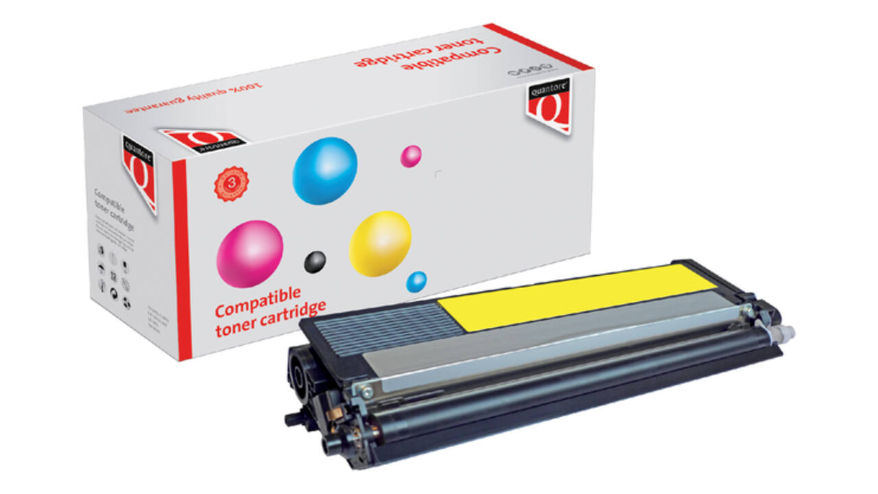 Toner Quantore alternatief tbv Brother TN-325Y geel
