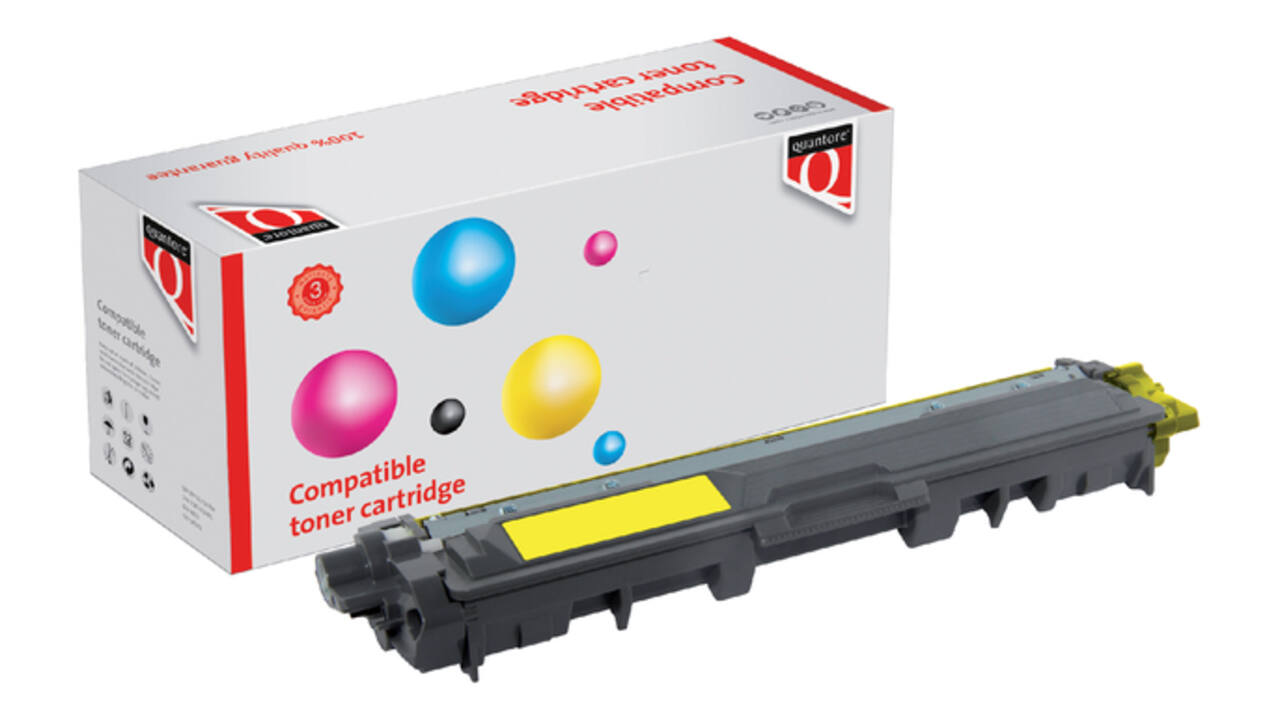 Toner Quantore alternatief tbv Brother TN-245Y geel