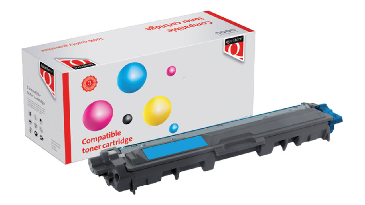 Toner Quantore alternatief tbv Brother TN-245C blauw