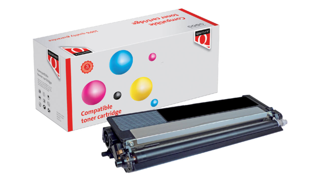 Toner Quantore alternatief tbv Brother TN-321BK zwart
