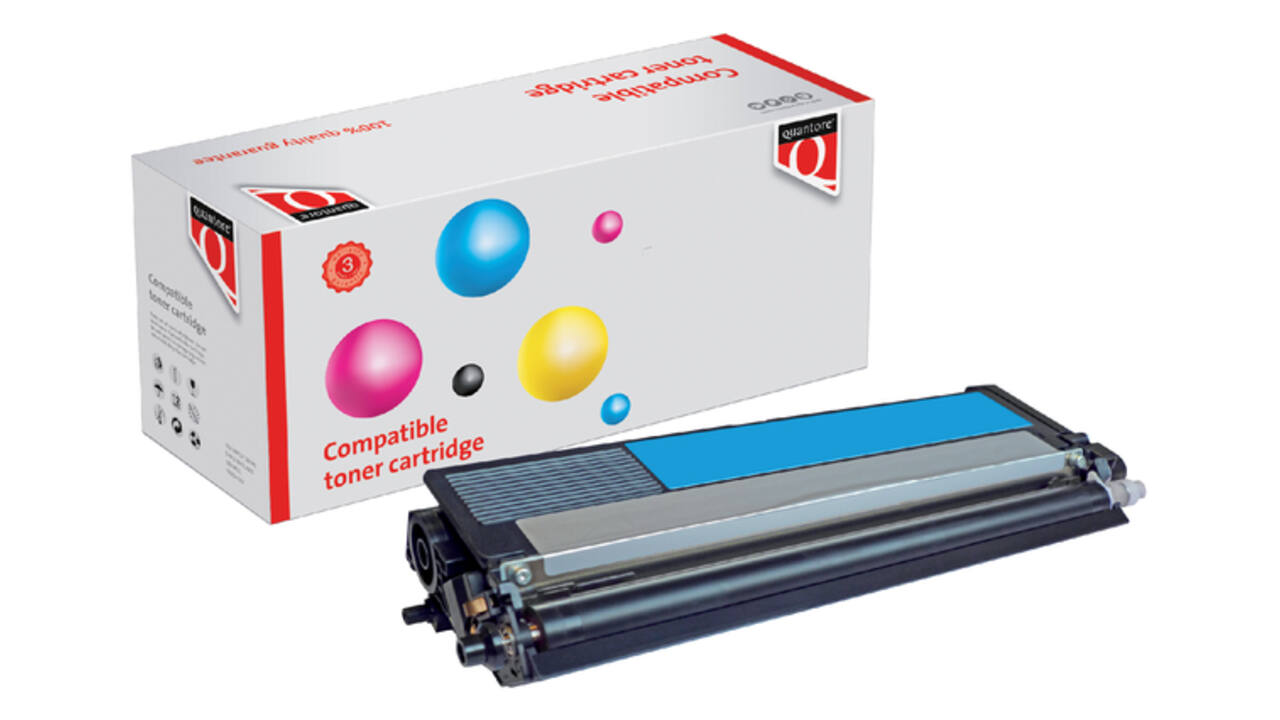 Toner Quantore alternatief tbv Brother TN-321C blauw