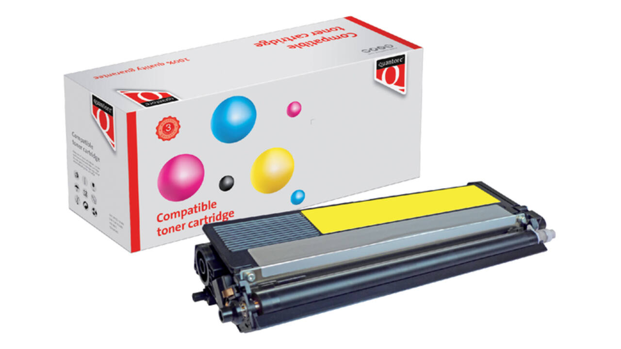 Toner Quantore alternatief tbv Brother TN-321Y geel