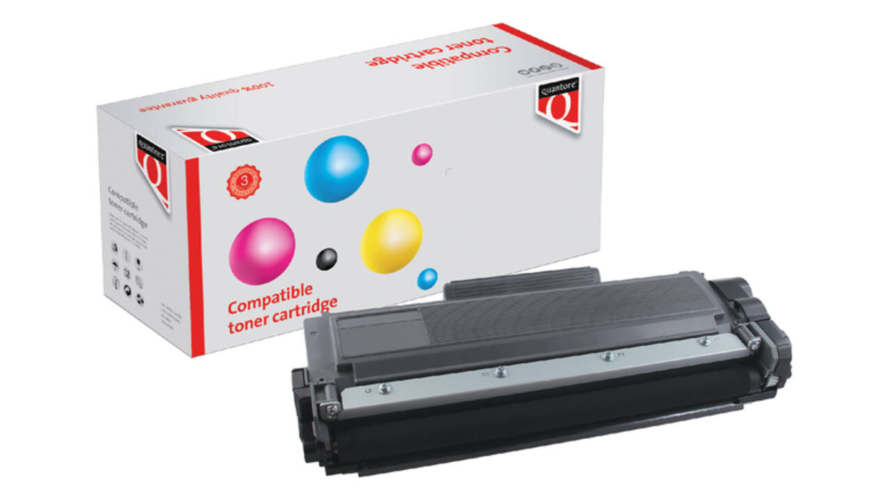 Toner Quantore alternatief tbv Brother TN-2320BK zwart