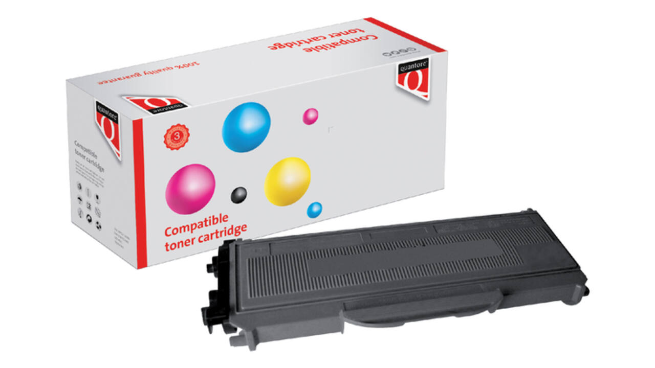 Toner Quantore alternatief tbv Brother TN-2110BK zwart