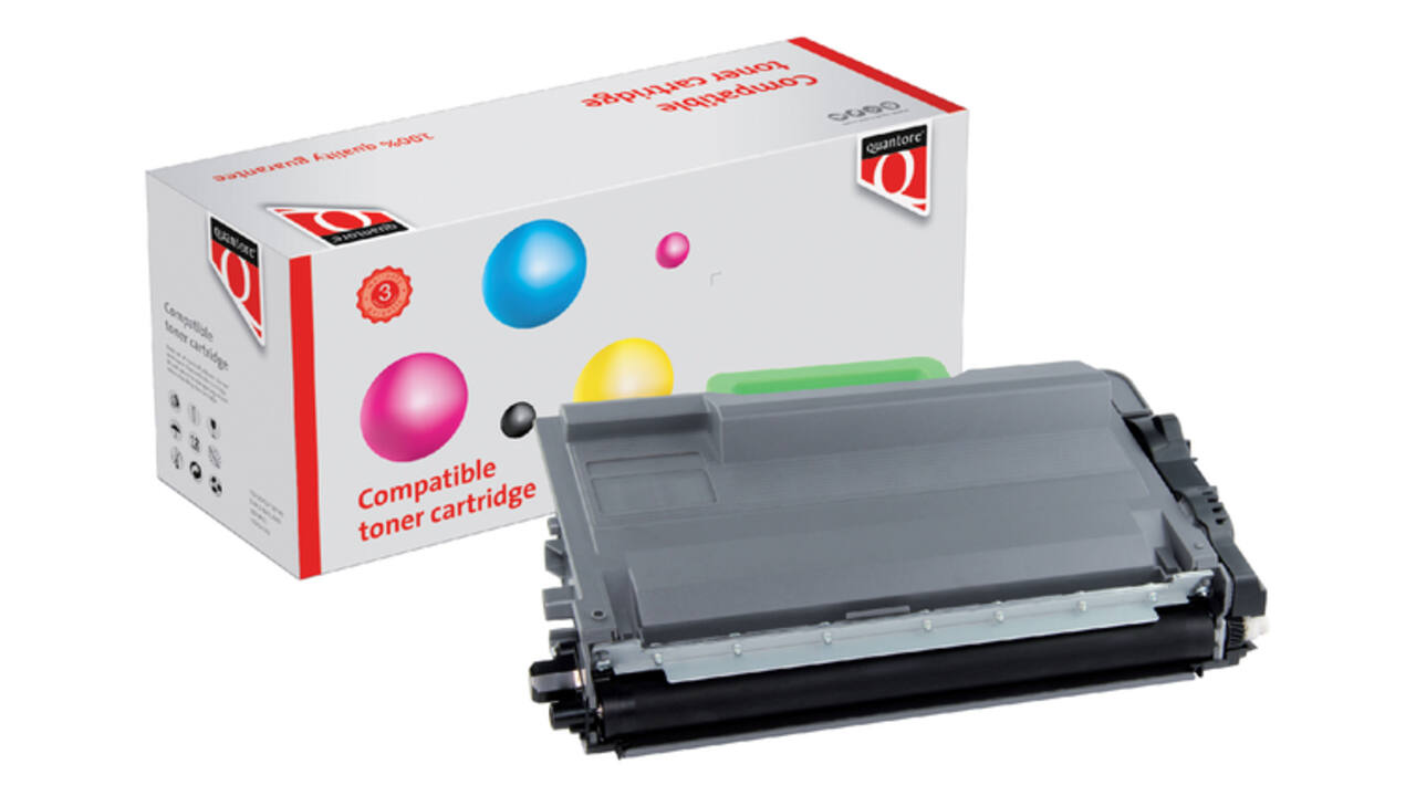 Toner Quantore alternatief tbv Brother TN-3430BK zwart