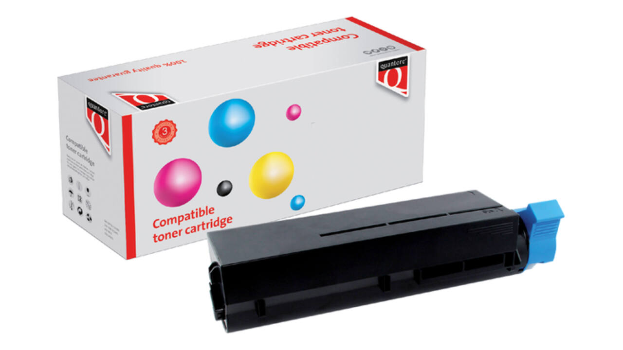 Toner Quantore alternatief tbv Oki 44574702 zwart