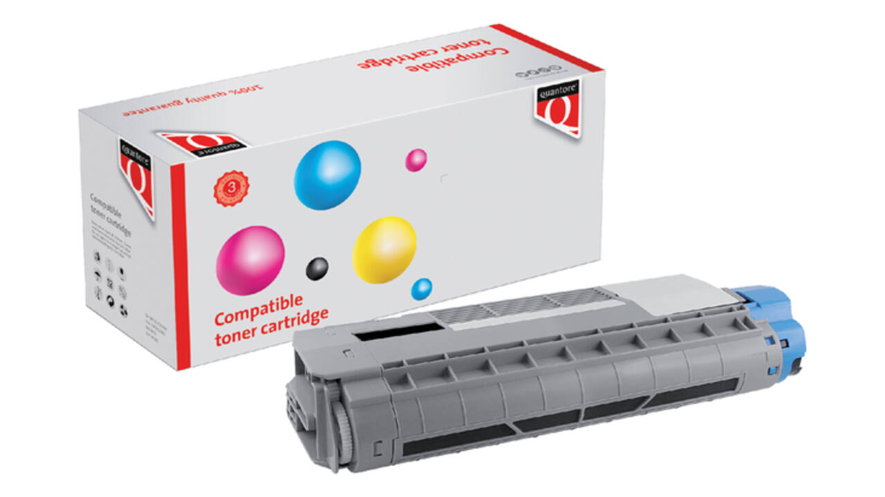 Toner Quantore alternatief tbv Oki 44315308 zwart