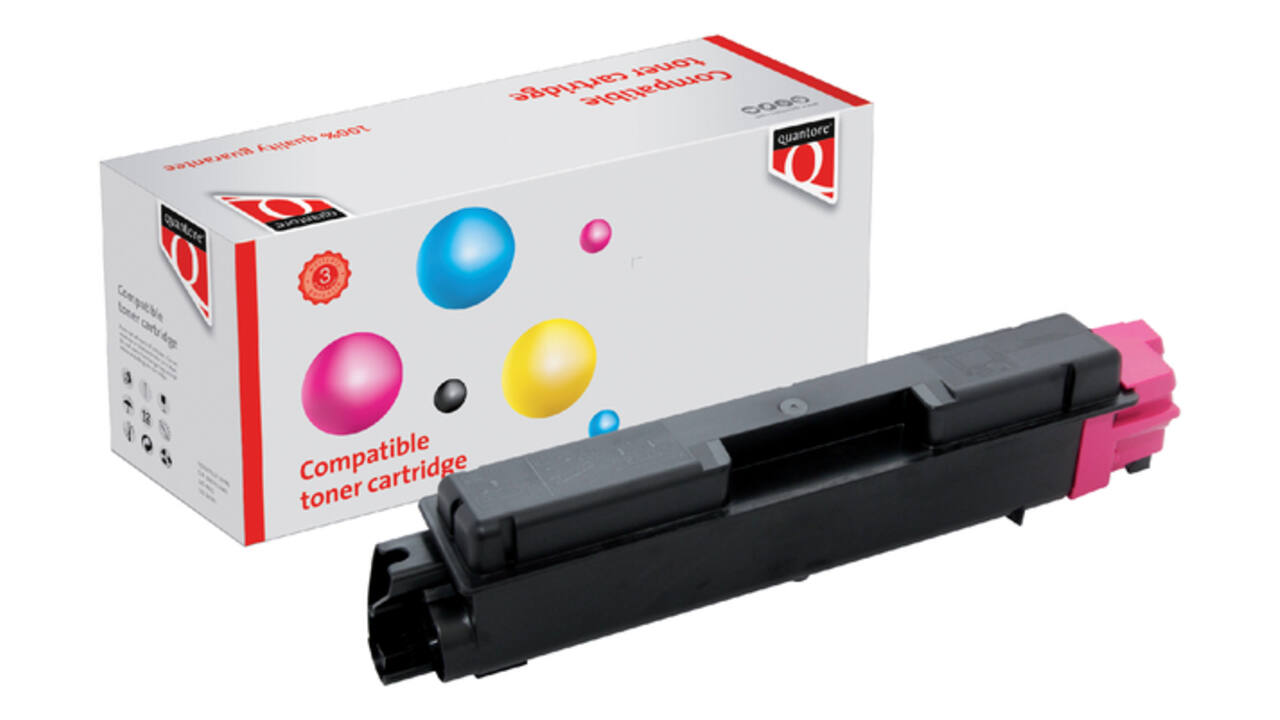 Toner Quantore alternatief tbv Kyocera TK-580M rood
