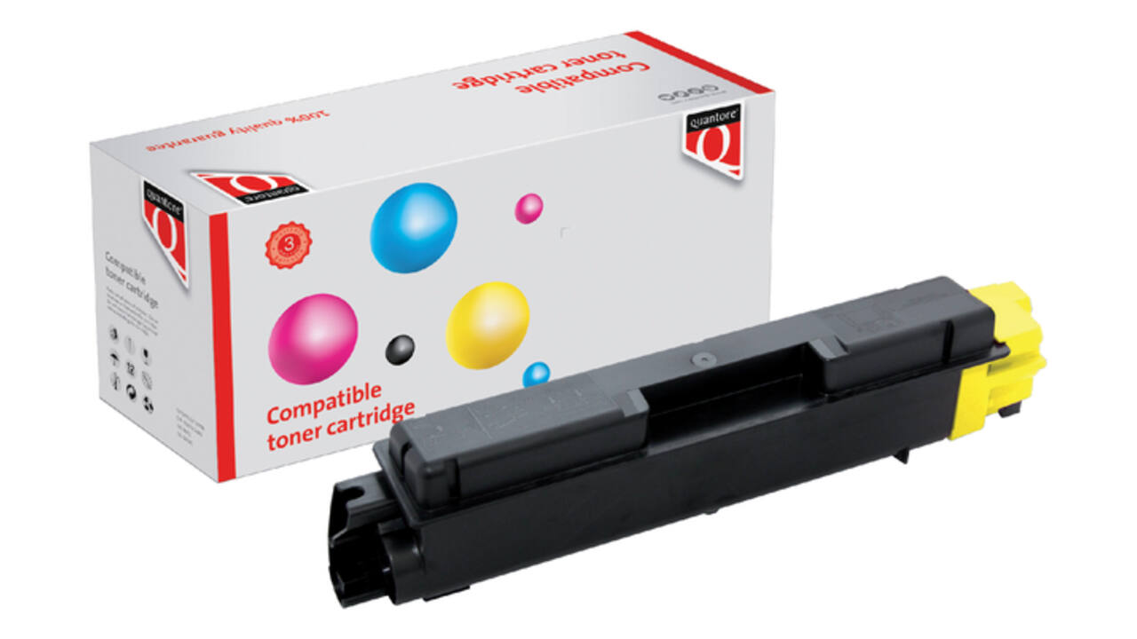 Toner Quantore alternatief tbv Kyocera TK-580Y geel