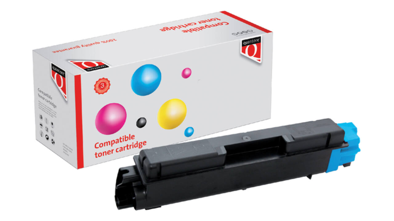 Toner Quantore alternatief tbv Kyocera TK-5140C blauw