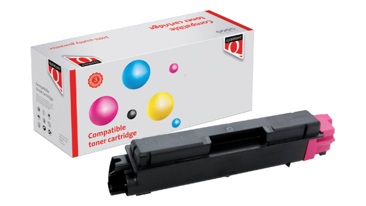 Toner Quantore alternatief tbv Kyocera TK-5140M rood