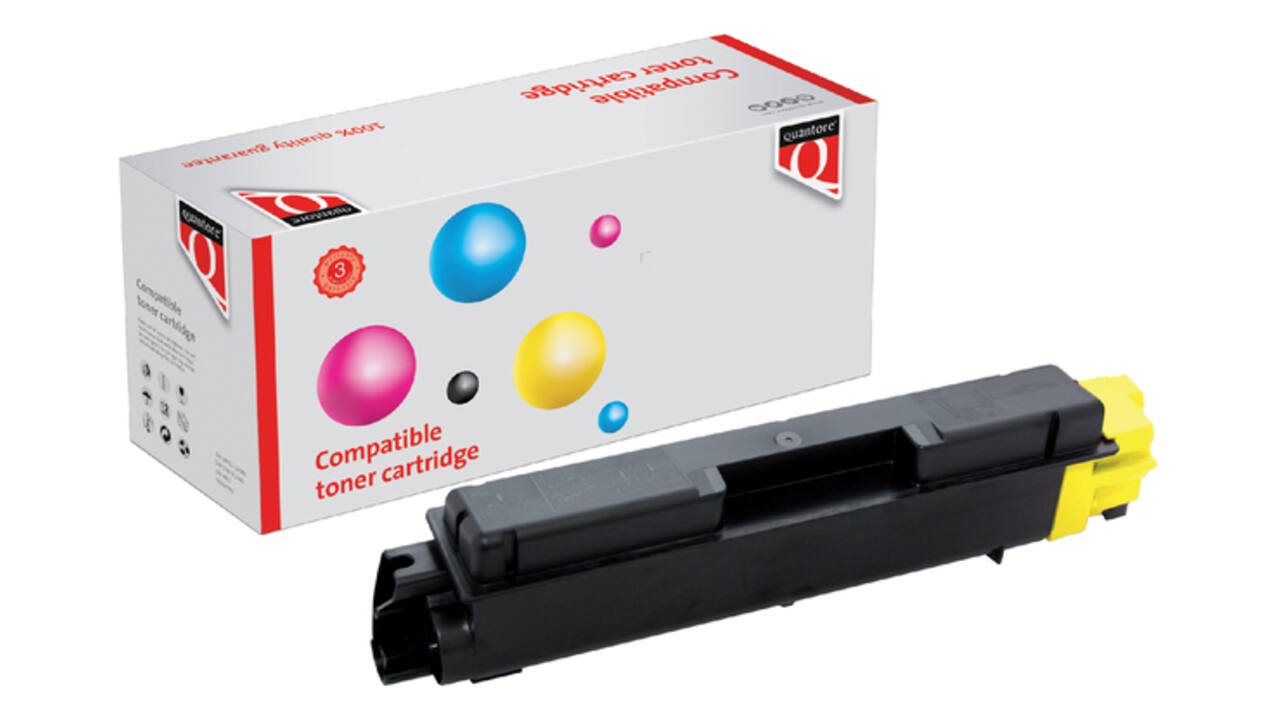 Toner Quantore alternatief tbv Kyocera TK-5150Y geel