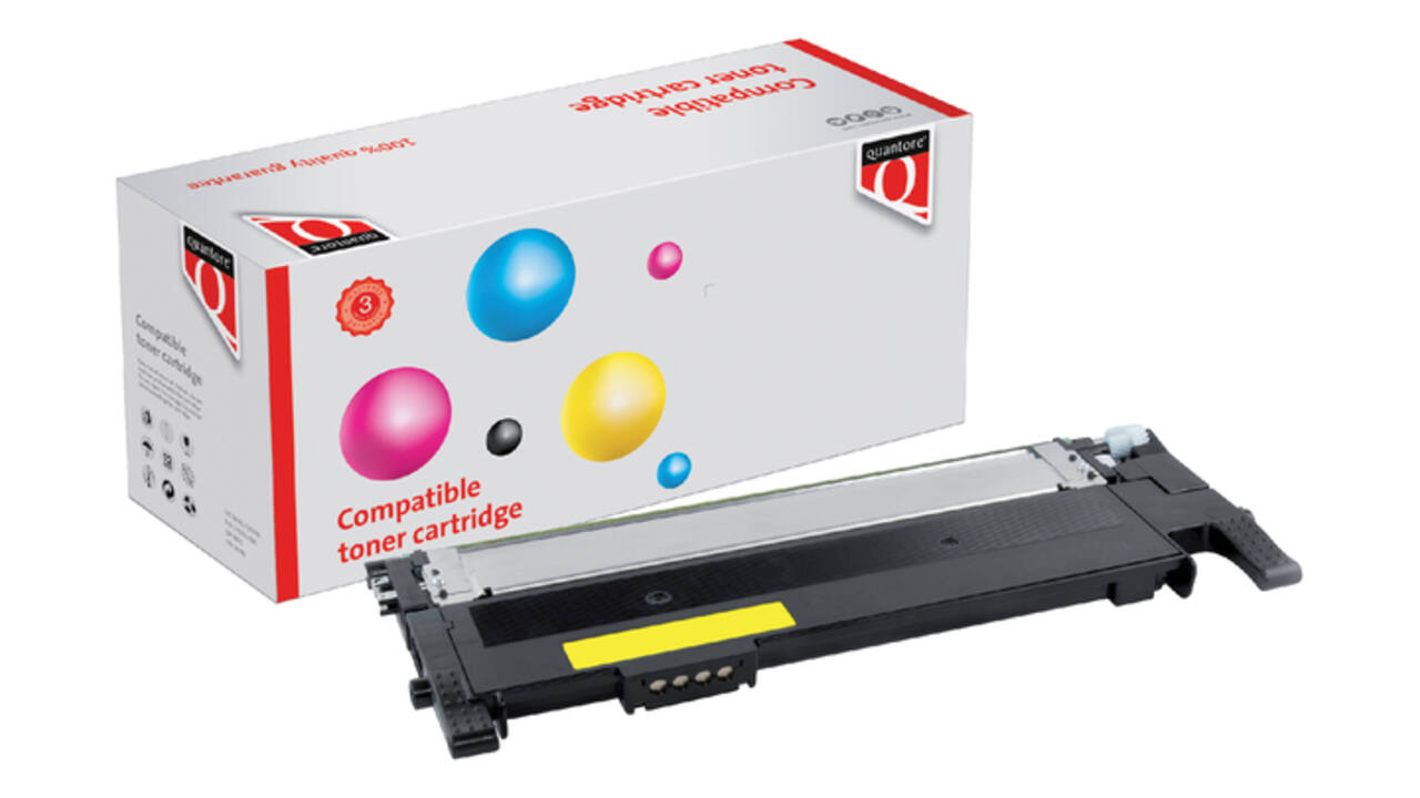 Tonercartridge Quantore alternatief tbv Samsung CLT-Y406S geel