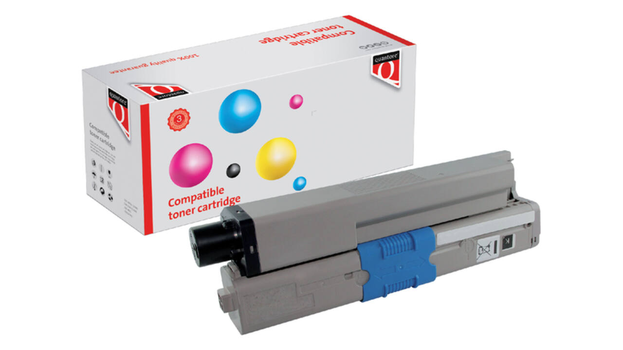 Toner Quantore alternatief tbv Oki 44469803 zwart