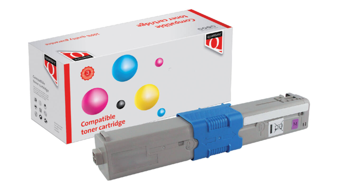 Toner Quantore alternatief tbv Oki 44973534 rood