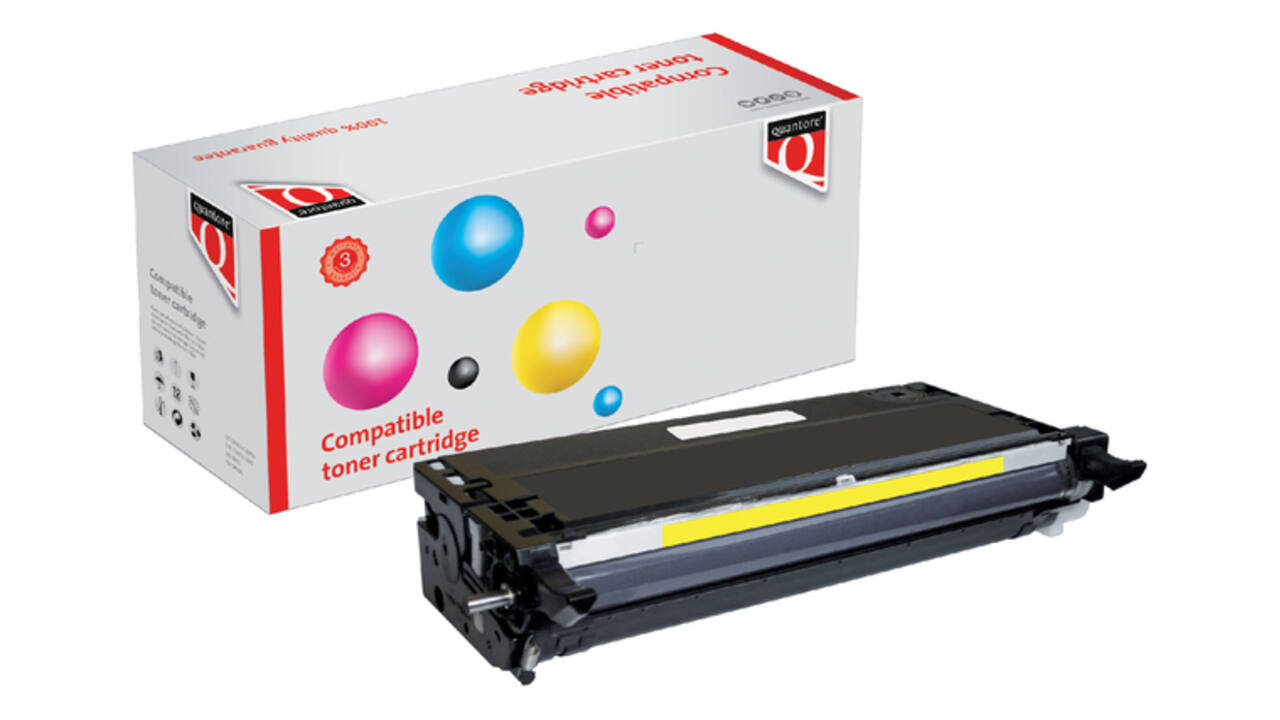 Tonercartridge Quantore alternatief tbv Dell 593-10173 geel