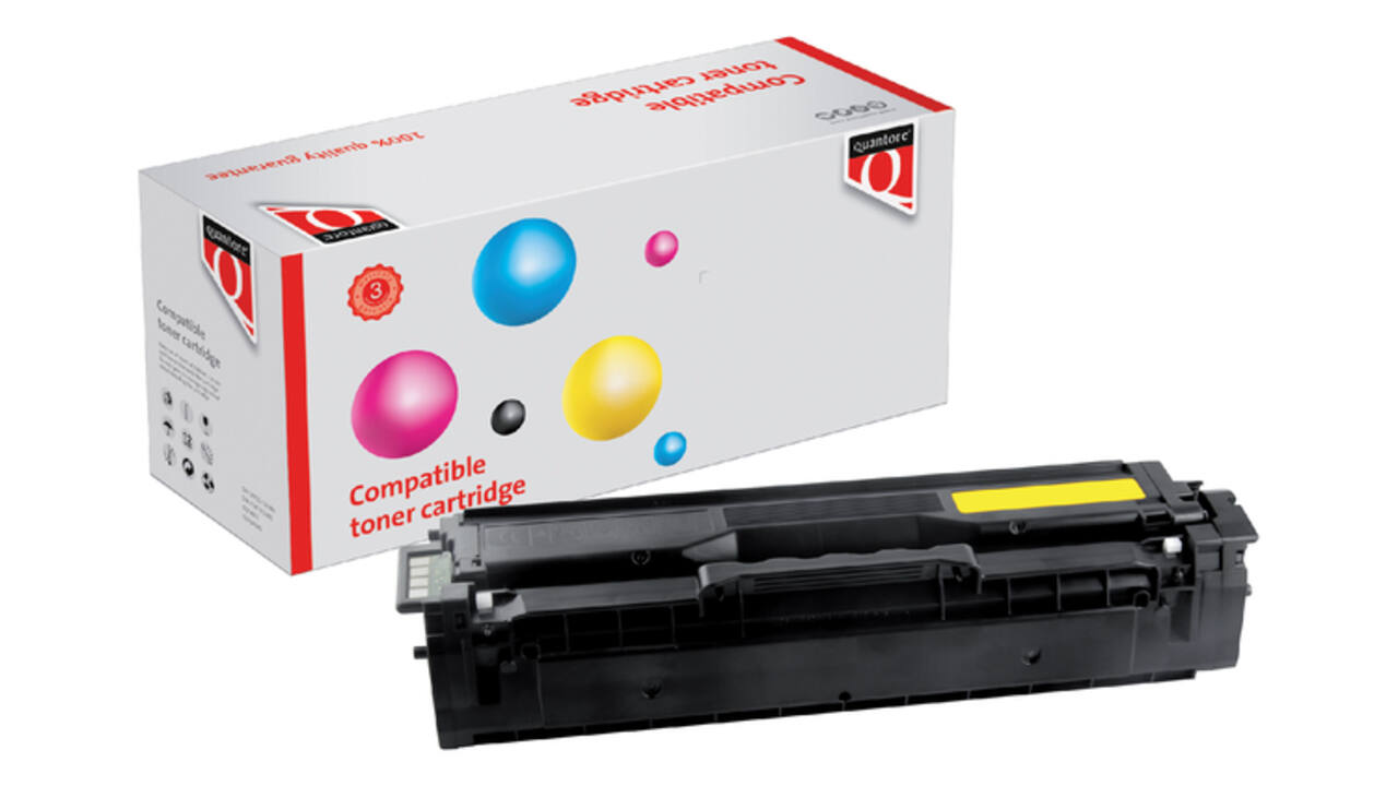 Tonercartridge Quantore alternatief tbv Samsung CLT-Y504S geel