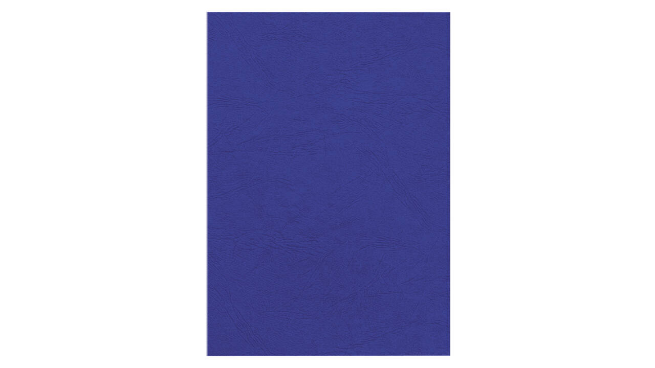 Voorblad Fellowes A4 lederlook royal blauw 25 stuks