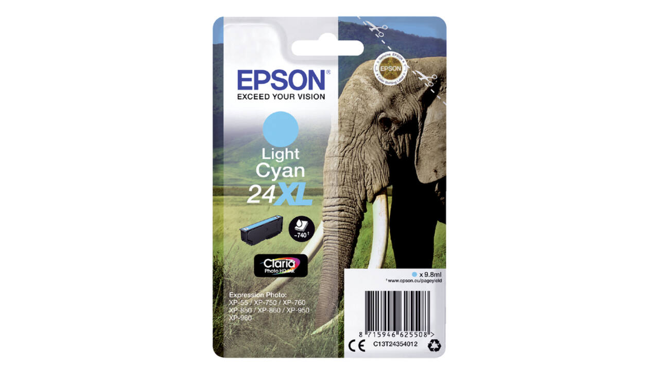 Inktcartridge Epson 24XL T2435 lichtblauw