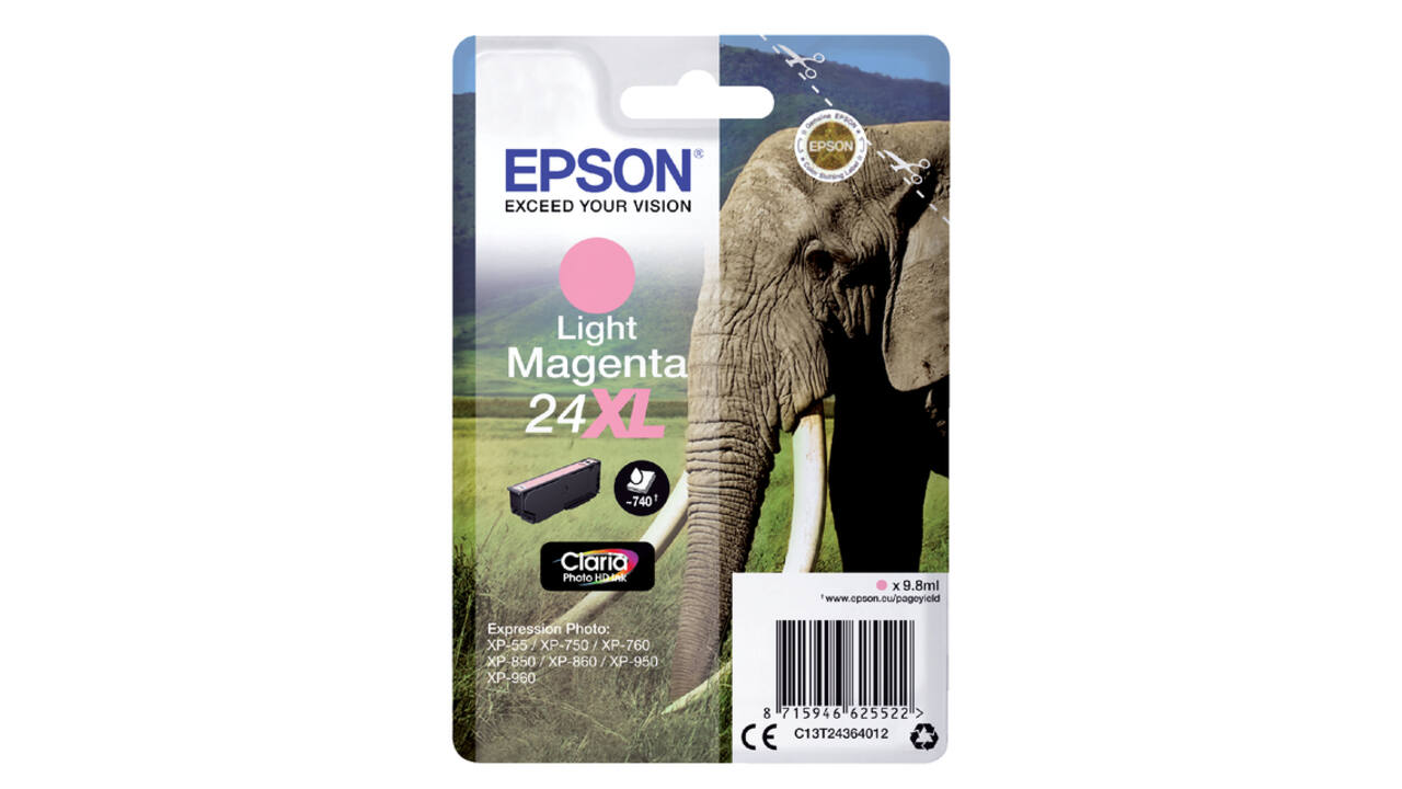 Inktcartridge Epson 24XL T2436 lichtrood
