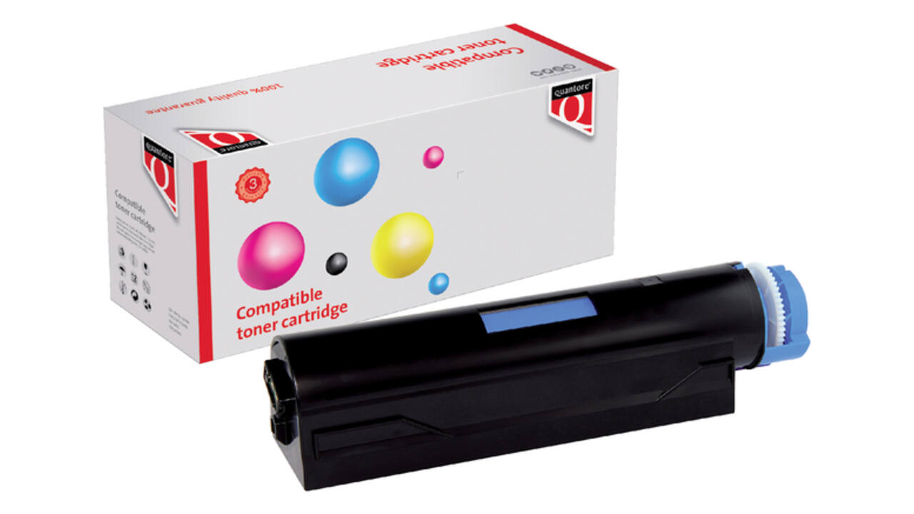 Toner Quantore alternatief tbv Oki 44992402 zwart