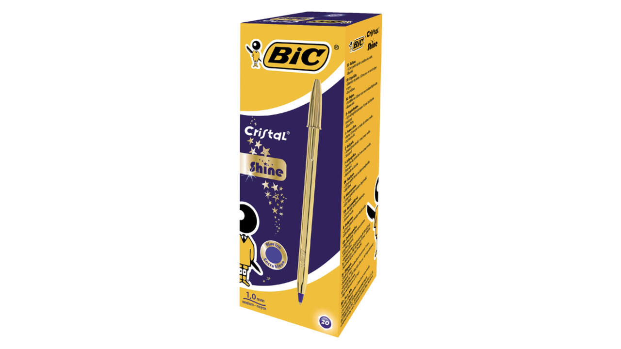 Balpen BIC Cristal medium goud