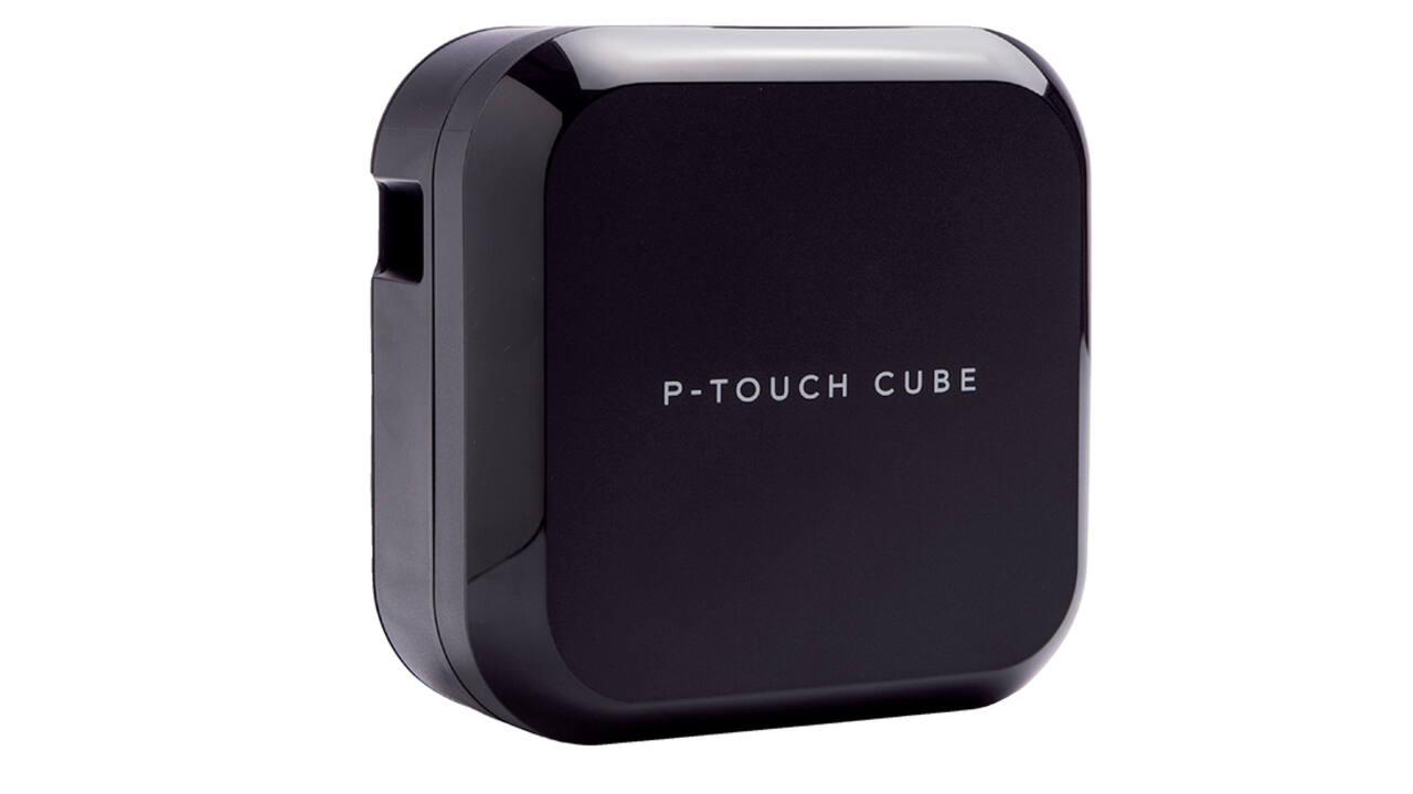 Labelprinter Brother P-touch Cube Plus TZe PT-P710BT desktop 24mm zwart
