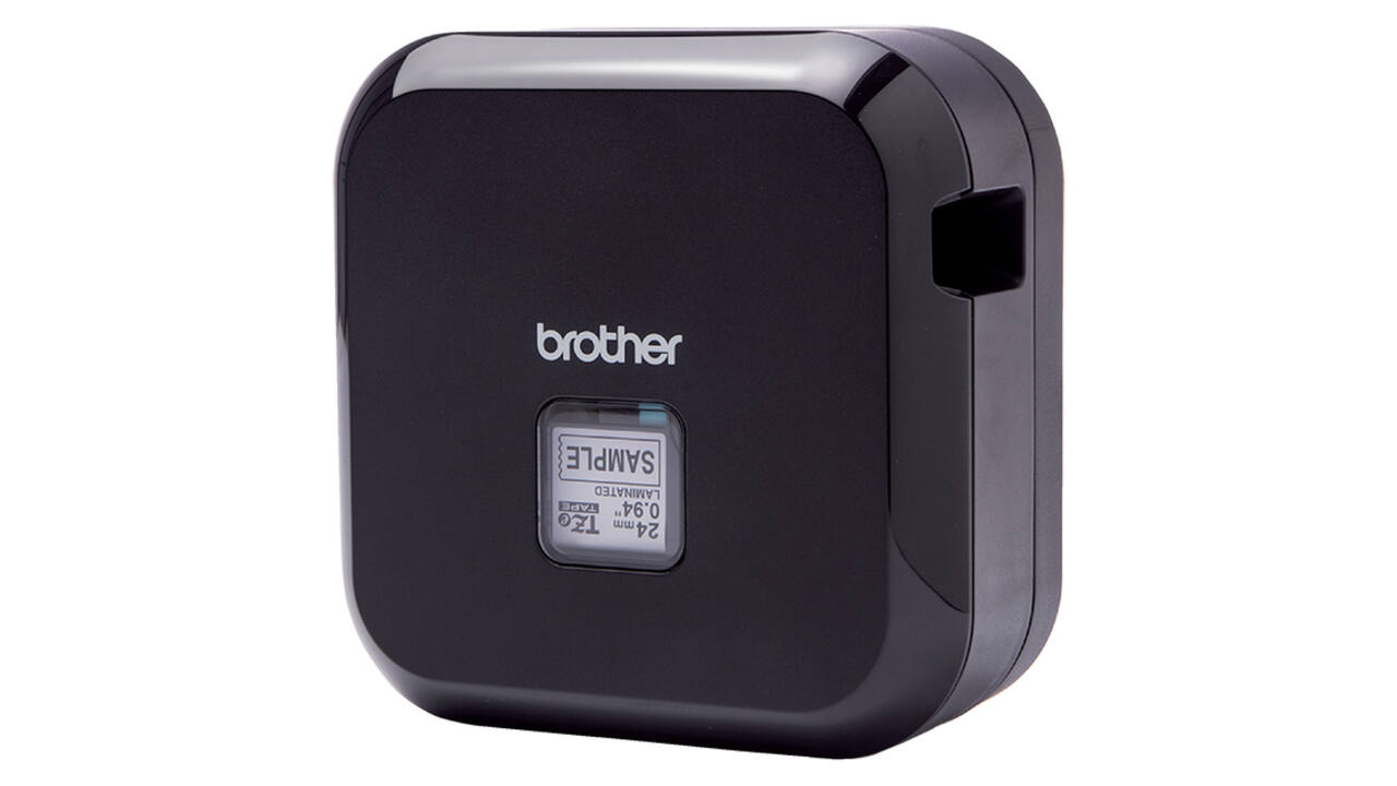 Labelprinter Brother P-touch Cube Plus TZe PT-P710BT desktop 24mm zwart