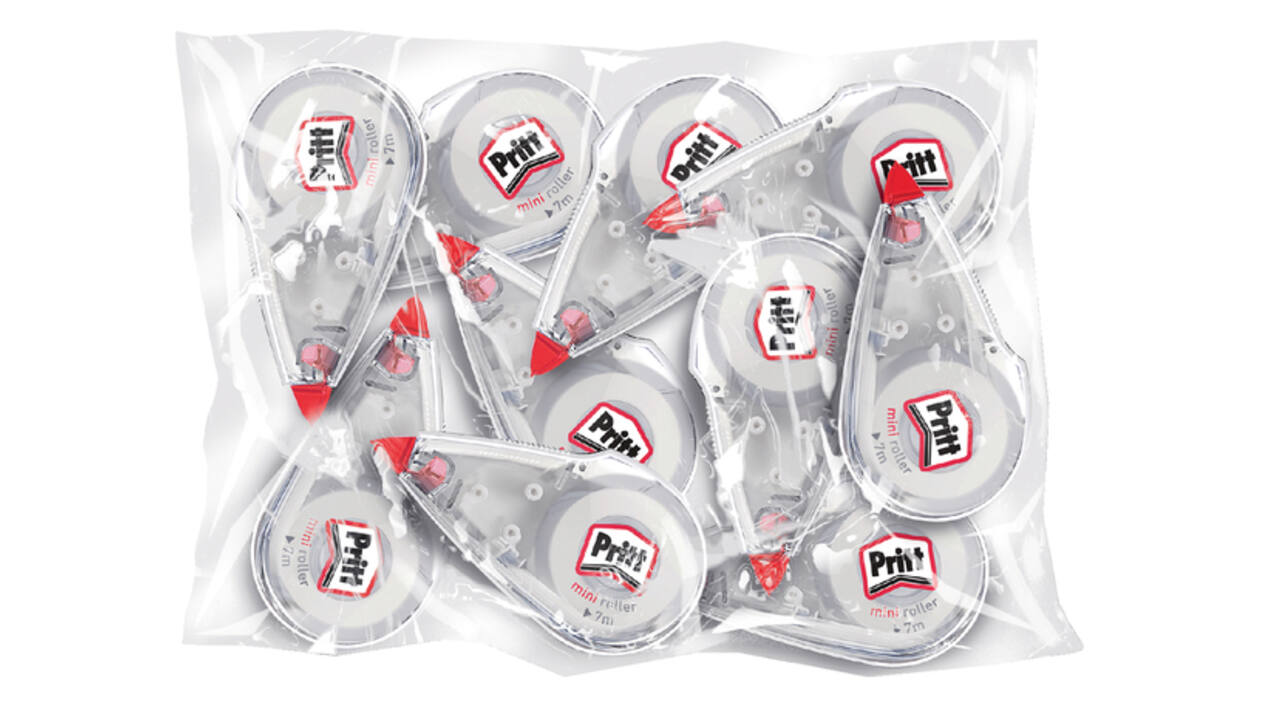 Correctietape Pritt Mini Flex 4.2mmx7m promo pack à 7+3 gratis