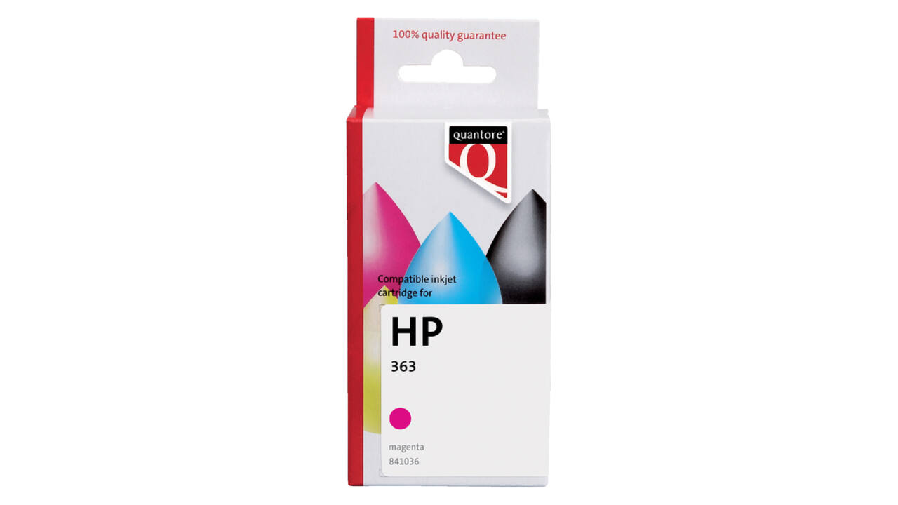 Inktcartridge Quantore alternatief tbv HP C8772EE 363 rood