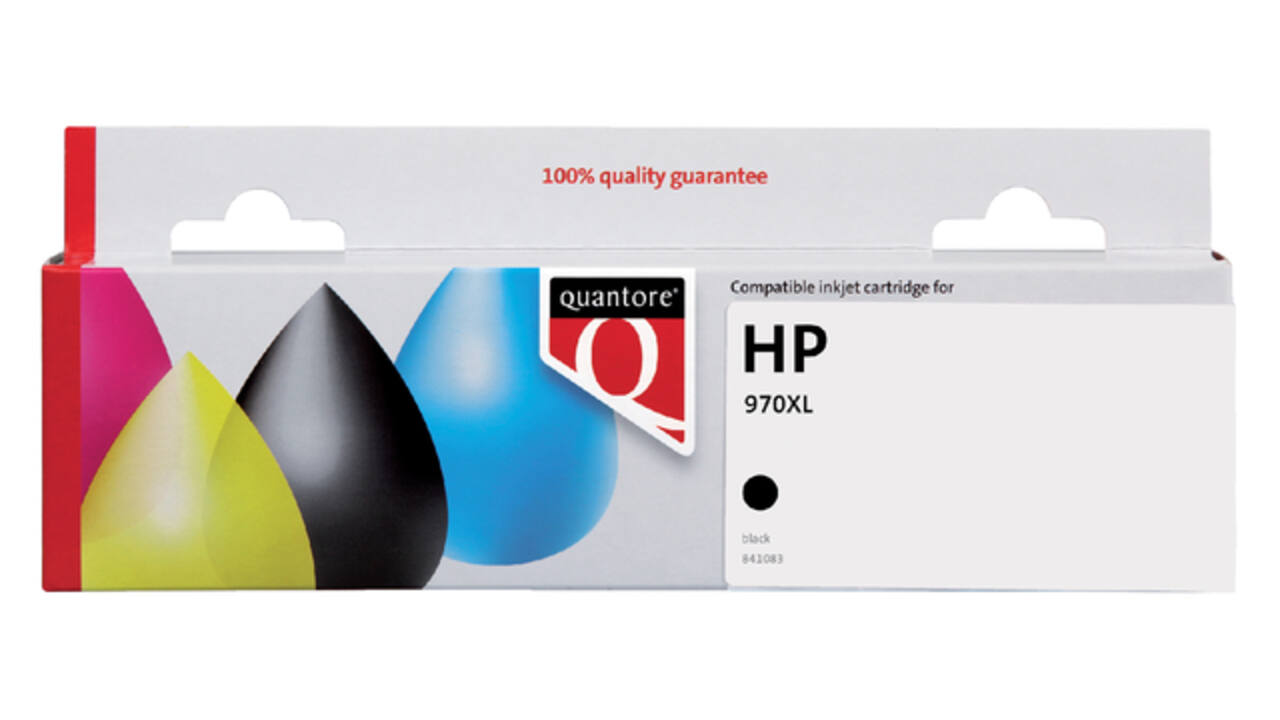 Inktcartridge Quantore alternatief tbv HP CN625AE 970XL zwart