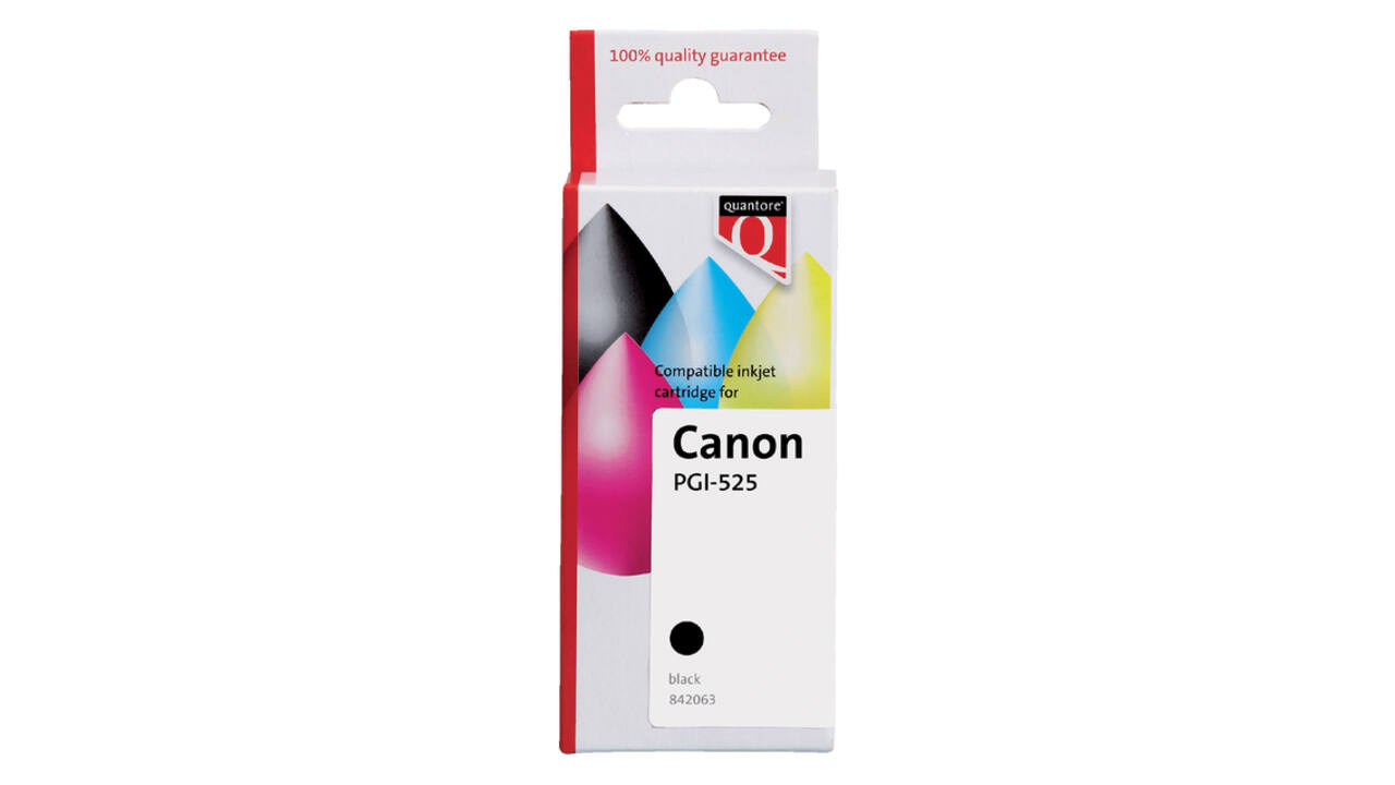 Inktcartridge Quantore alternatief tbv Canon PGI-525 zwart