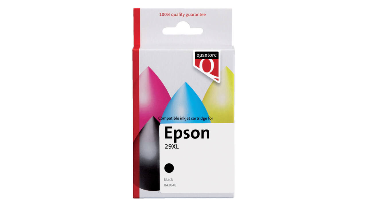 Inktcartridge Quantore alternatief tbv Epson 29XL T299140 zwart
