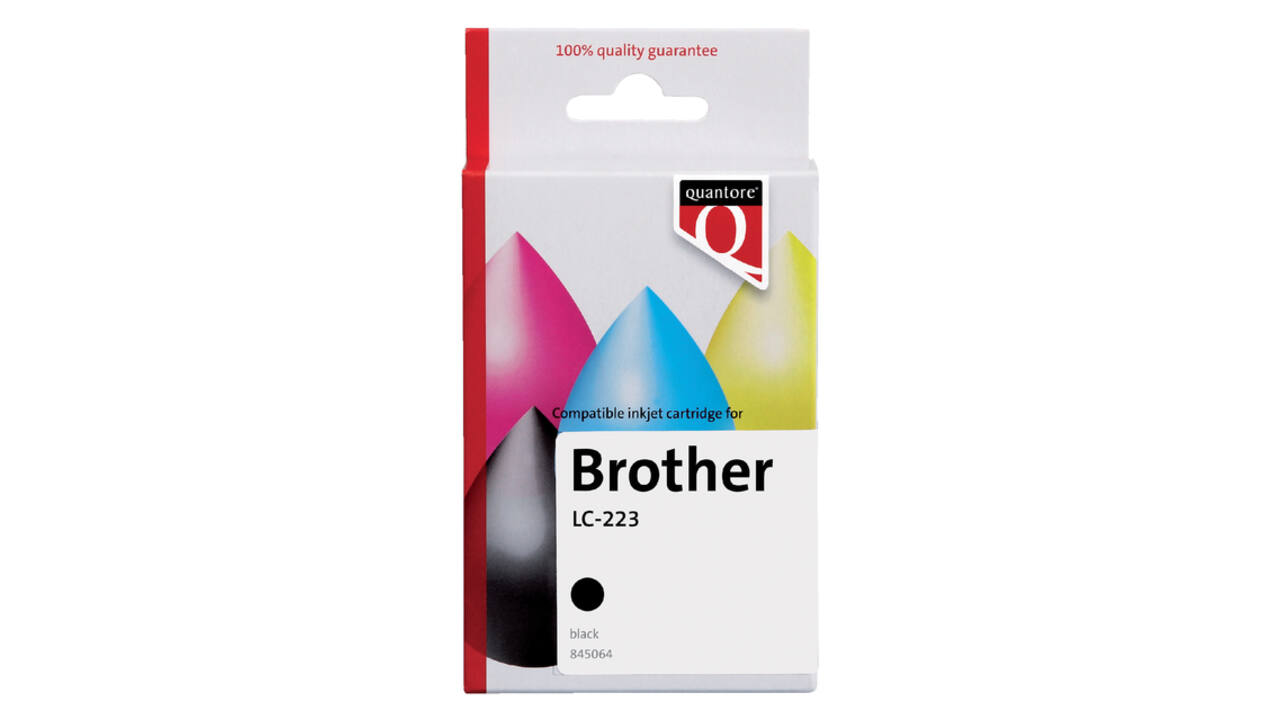 Inktcartridge Quantore alternatief tbv Brother LC-223 zwart