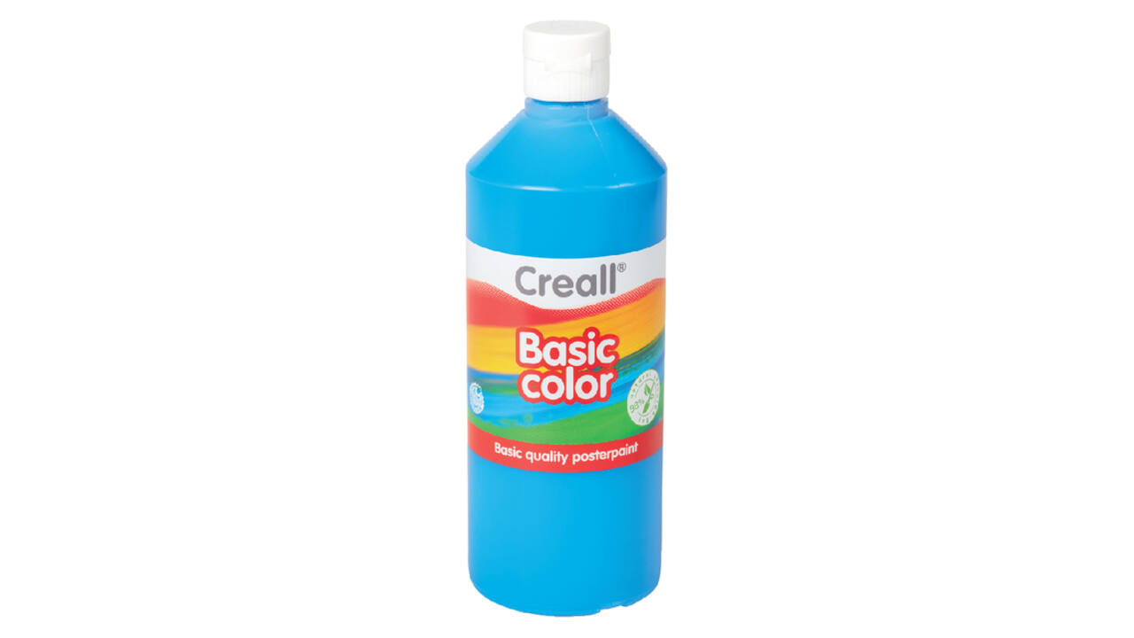 Plakkaatverf Creall basic blauw 500ml