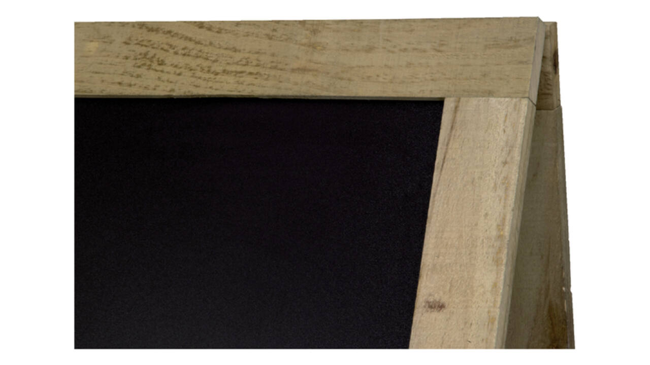 Stoepbord Securit 720x1310x40mm steigerhout