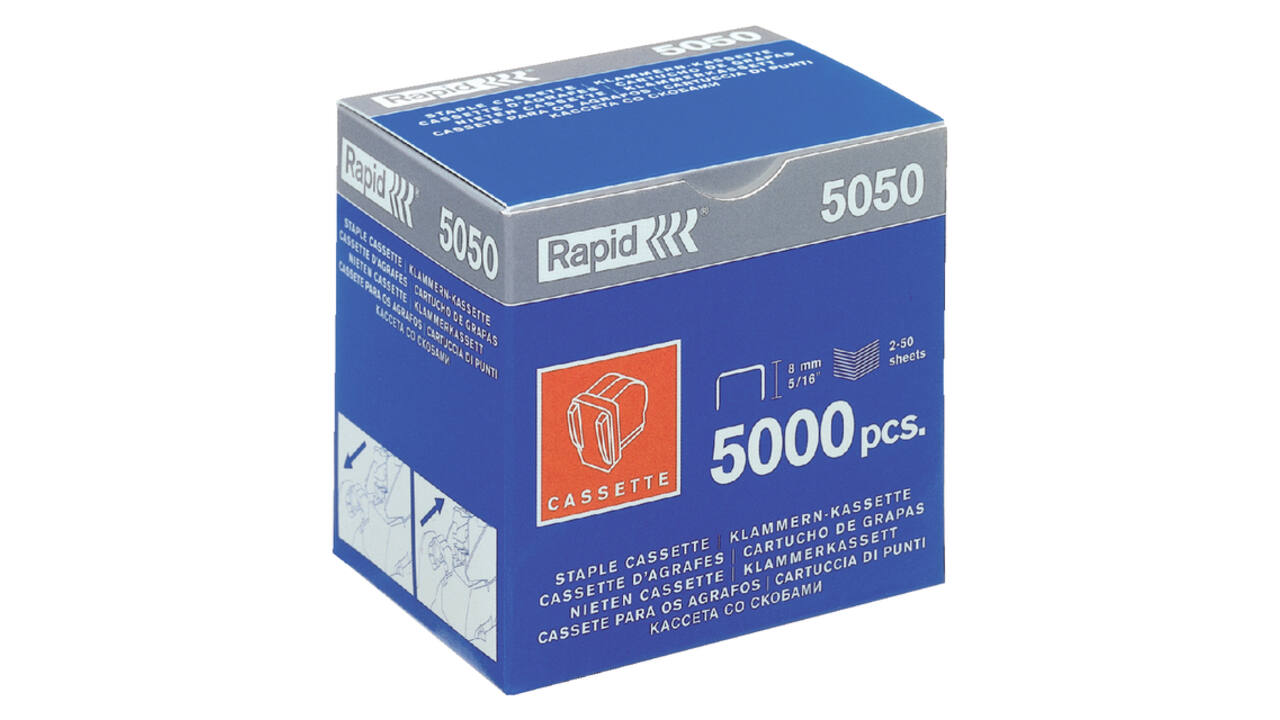 Nietcassette Rapid 5050 5000 stuks