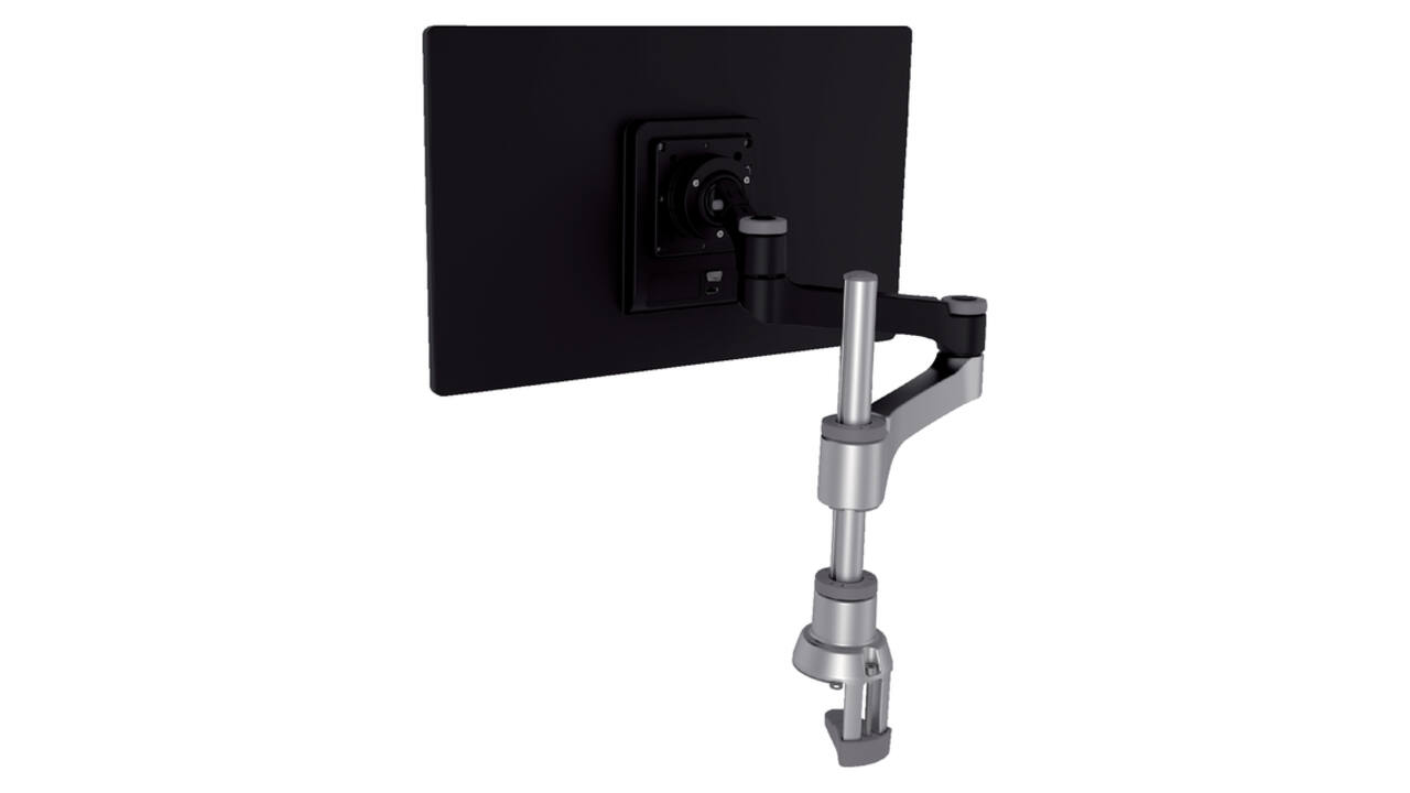 Monitorarm R-Go-Tools Zepher 4 voor 1 scherm zwart- zilver