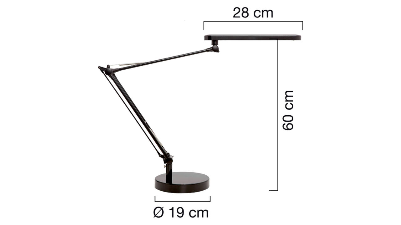 Bureaulamp Unilux Mambo led zwart