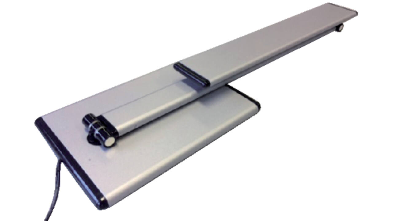 Bureaulamp Unilux Terra led aluminium grijs